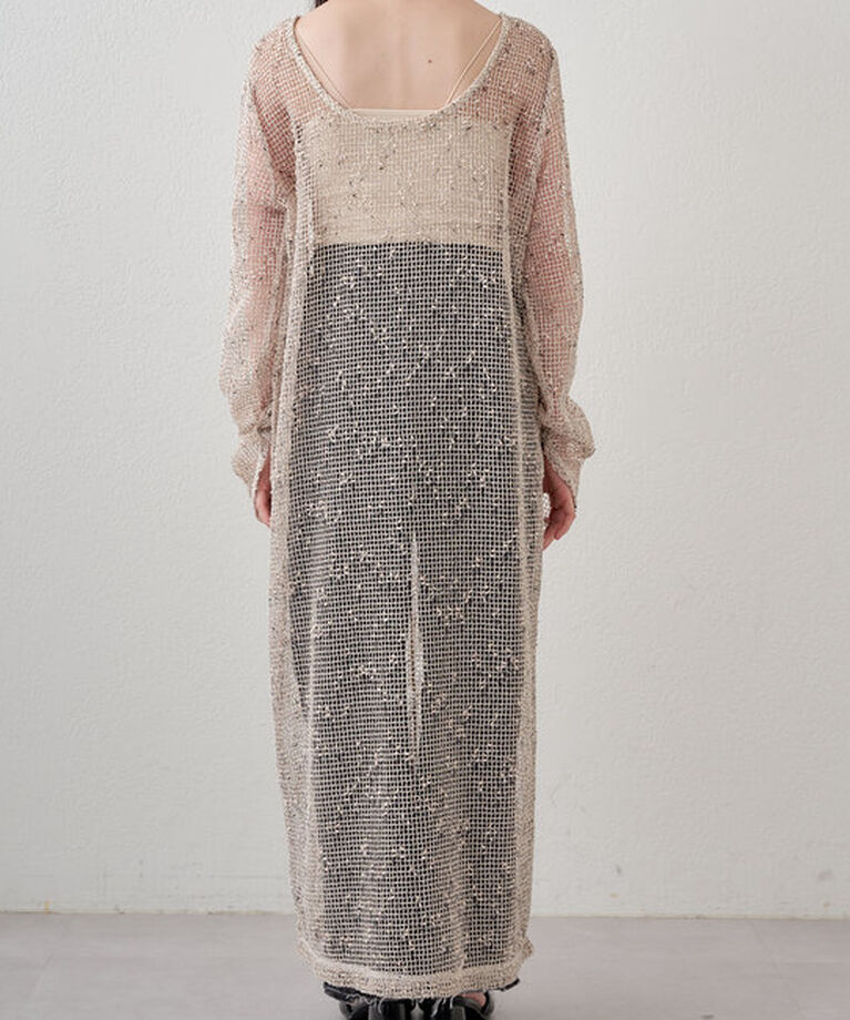  「【4色展開】メッシュシアーワンピース」|ワンピース|