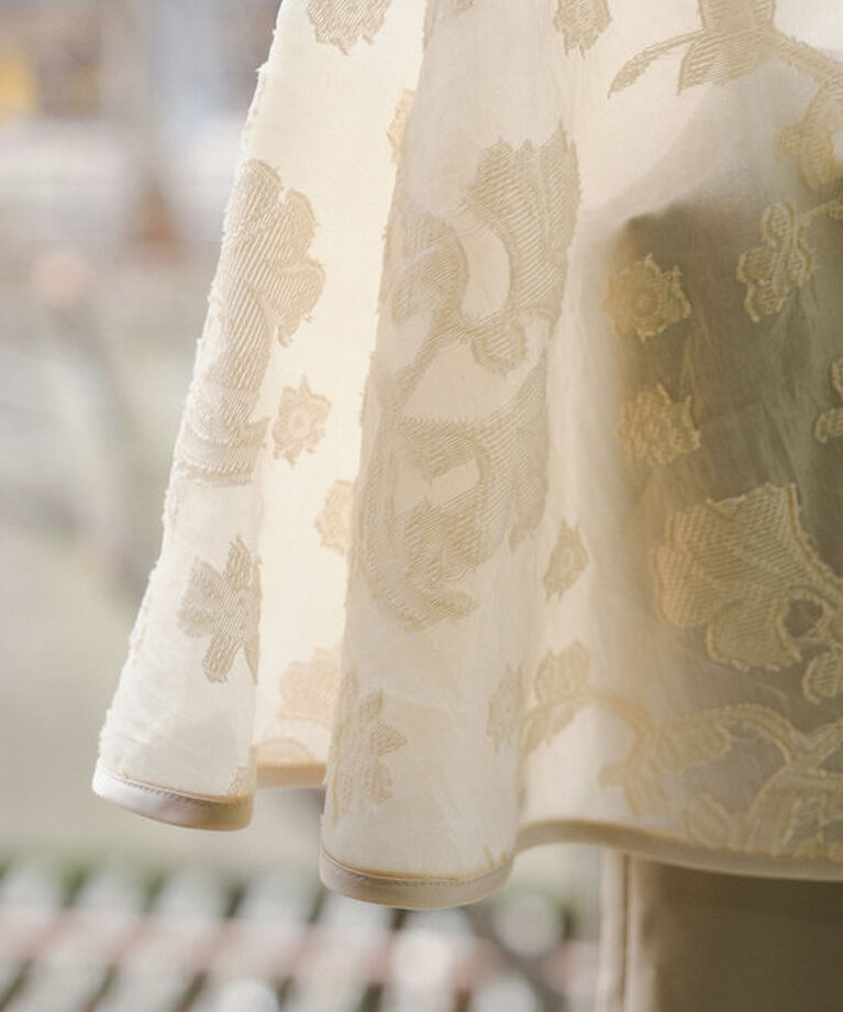  「【オケージョンドレス/結婚式】Cape layerd bare dress」|ドレス|