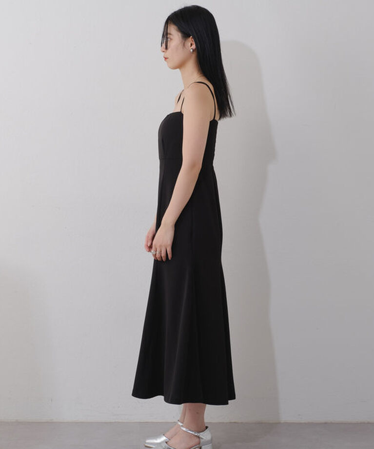  「【オケージョンドレス/結婚式】Cape layerd bare dress」|ドレス|