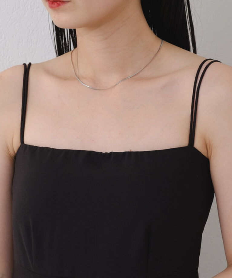  「【オケージョンドレス/結婚式】Cape layerd bare dress」|ドレス|