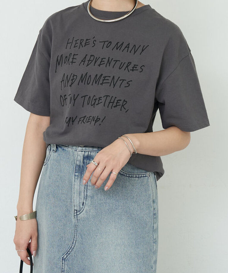  「《コーデのアクセントに》rakugaki ロゴTee」|Tシャツ・カットソー|
