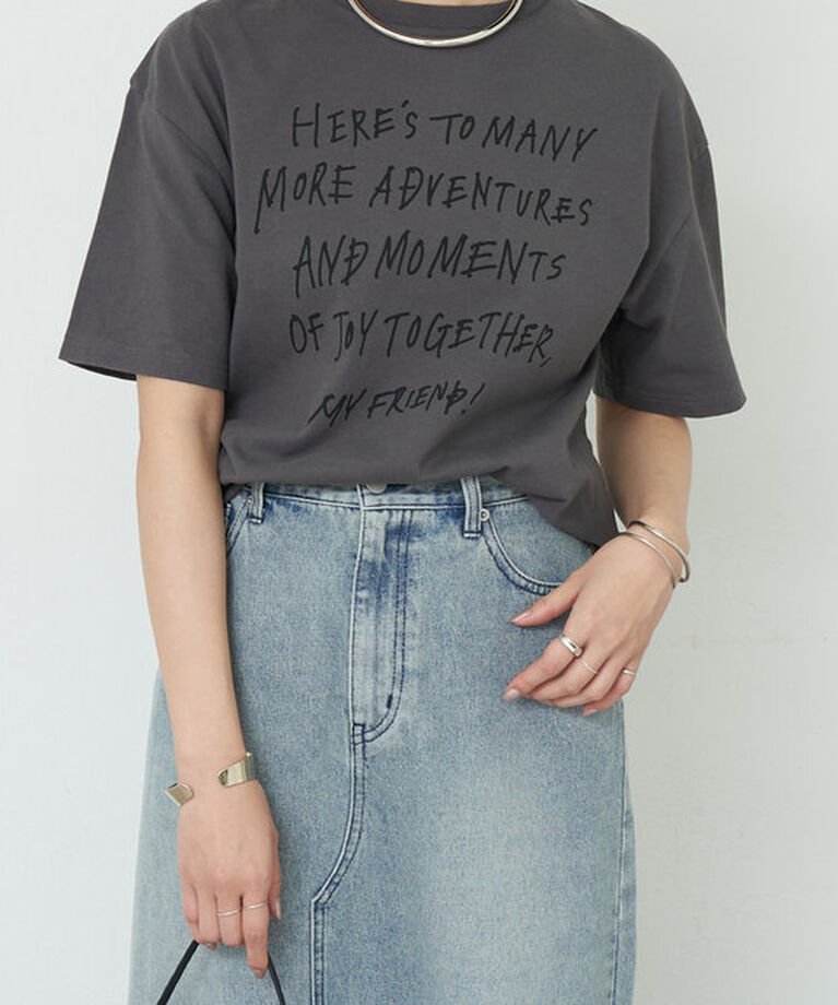  「《コーデのアクセントに》rakugaki ロゴTee」|Tシャツ・カットソー|