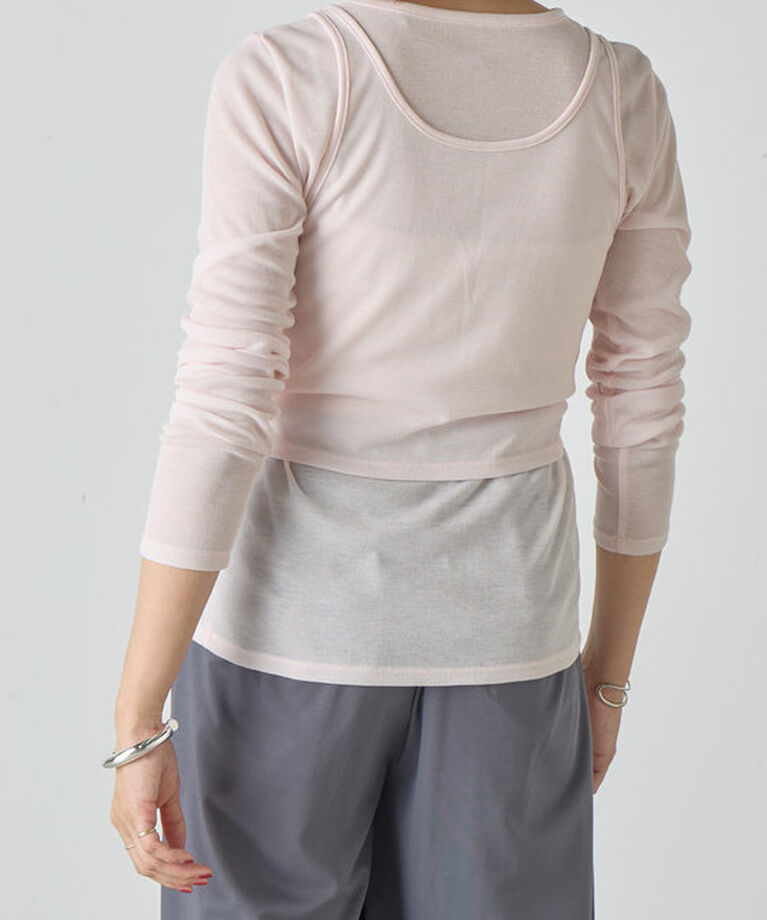  「《大人のレイヤードスタイル》レイヤードカットソー」|Tシャツ・カットソー|