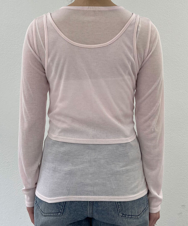  「《大人のレイヤードスタイル》レイヤードカットソー」|Tシャツ・カットソー|