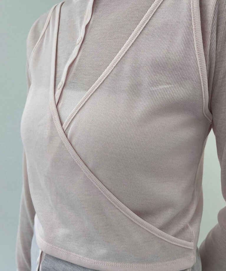  「《大人のレイヤードスタイル》レイヤードカットソー」|Tシャツ・カットソー|
