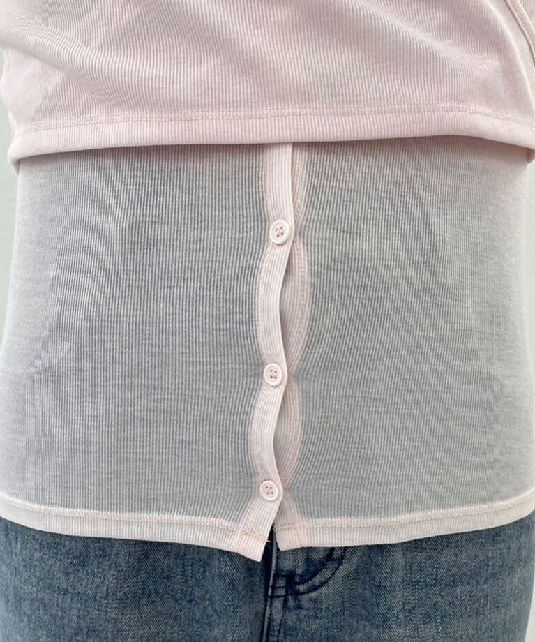  「《大人のレイヤードスタイル》レイヤードカットソー」|Tシャツ・カットソー|