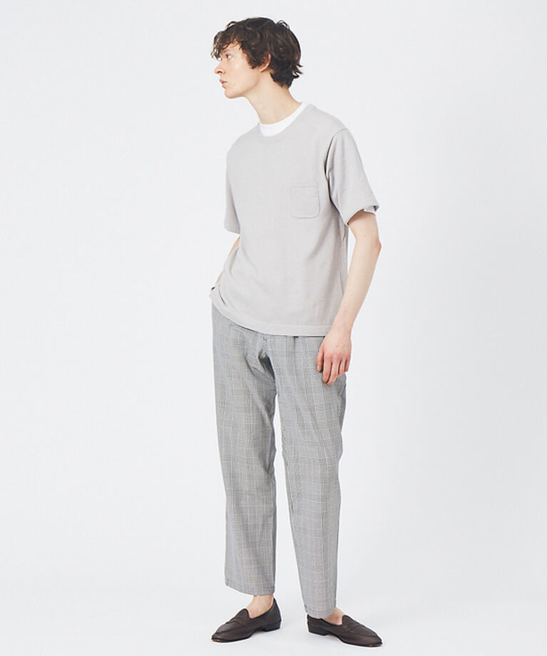 ABAHOUSE「アンサンブル ニット ポケットTシャツ」|Tシャツ・カットソー|