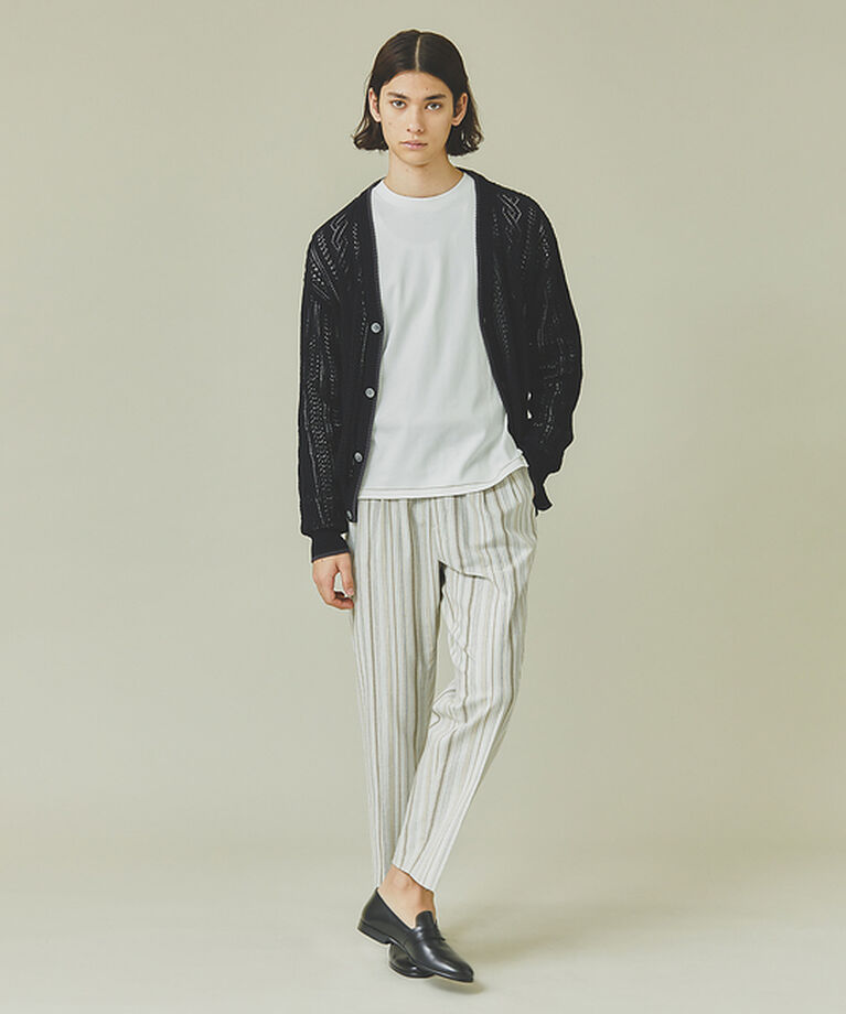 ABAHOUSE「スムース オーバーサイズ ロングスリーブ クルーネックTシャツ」|Tシャツ・カットソー|