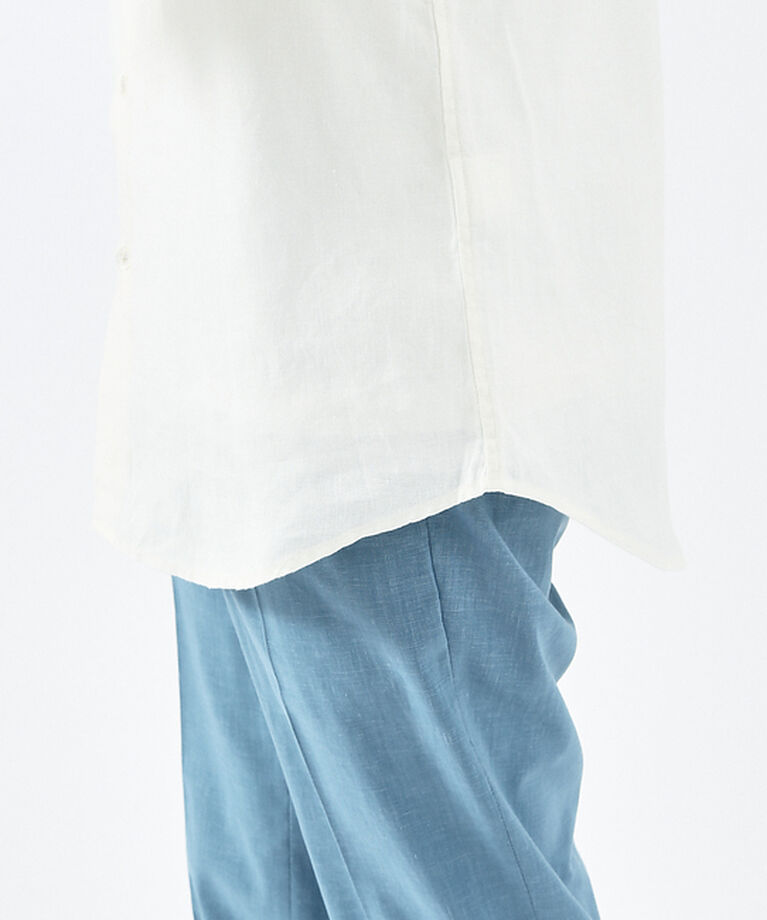 ABAHOUSE「【LUXE Linen Solaro】長袖 リネンシャツ」|シャツ・ブラウス|