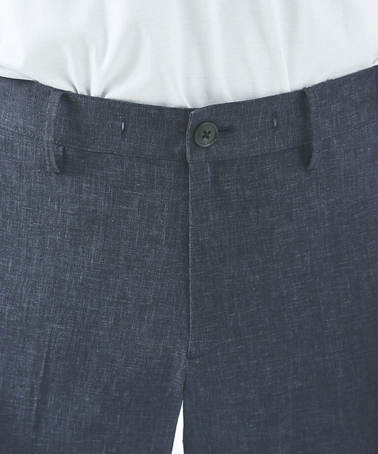 ABAHOUSE「【ブルー＆イエロー】ソロストレッチ リネン テーパード パンツ / スラックス」|その他|