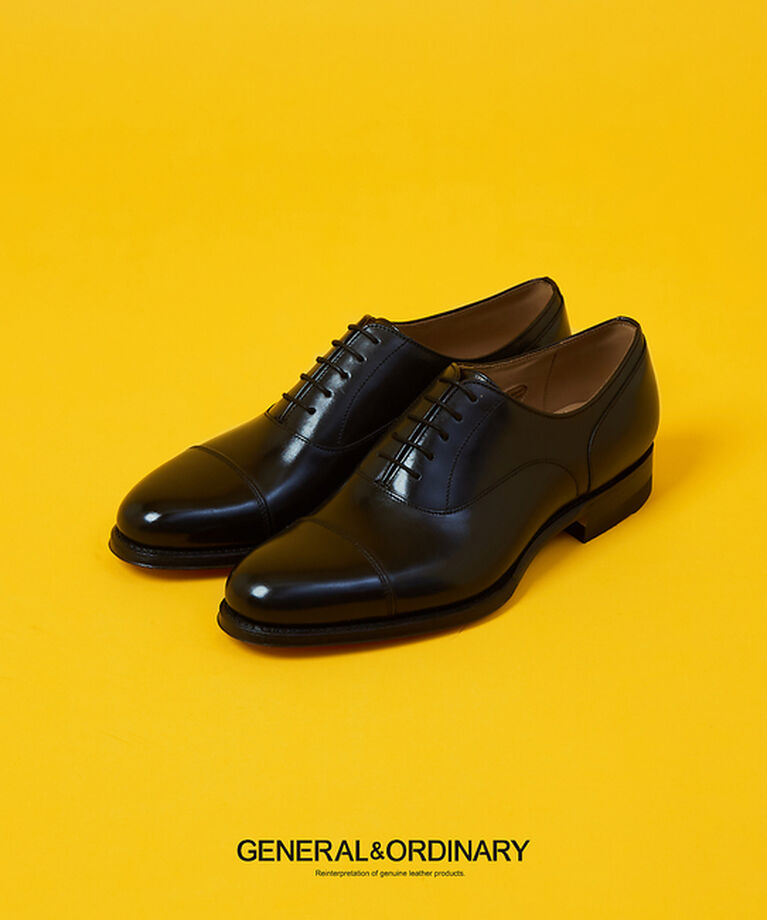 alfredoBANNISTER「【GENERAL&ORDINARY】内羽根ストレートチップシューズ」|ビジネス・ドレスシューズ|ブラック