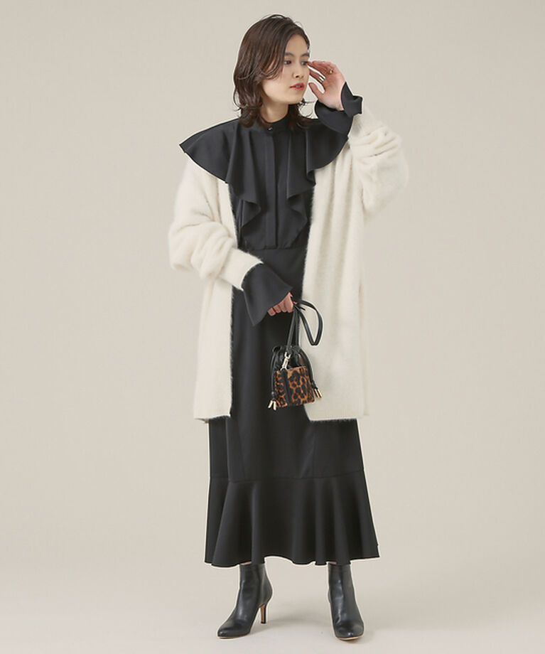 Rouge vif「フレア衿ワンピース」|ワンピース|