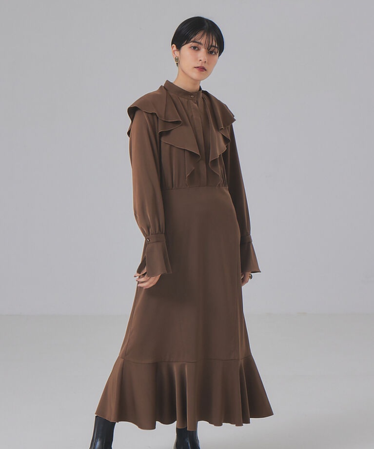 Rouge vif「フレア衿ワンピース」|ワンピース|