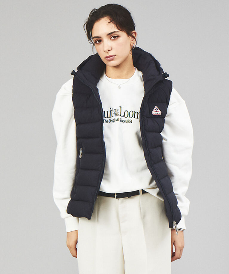 Rouge vif「【PYRENEX / ピレネックス】SPOUTNIC VEST HOODE /」|ダウン|