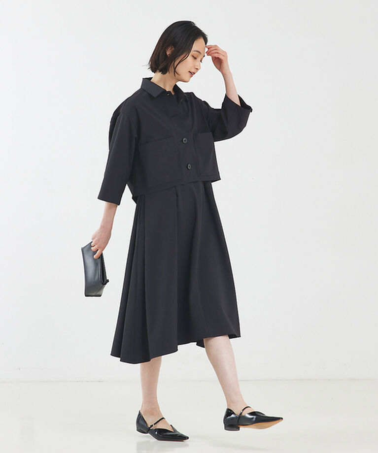 qualite「2WAYストレッチワンピース」|ワンピース|