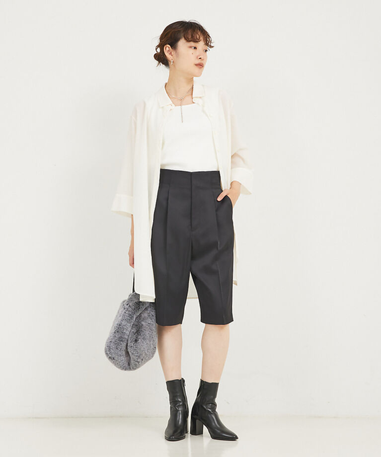 qualite「クリアサテンハーフパンツ」|その他|