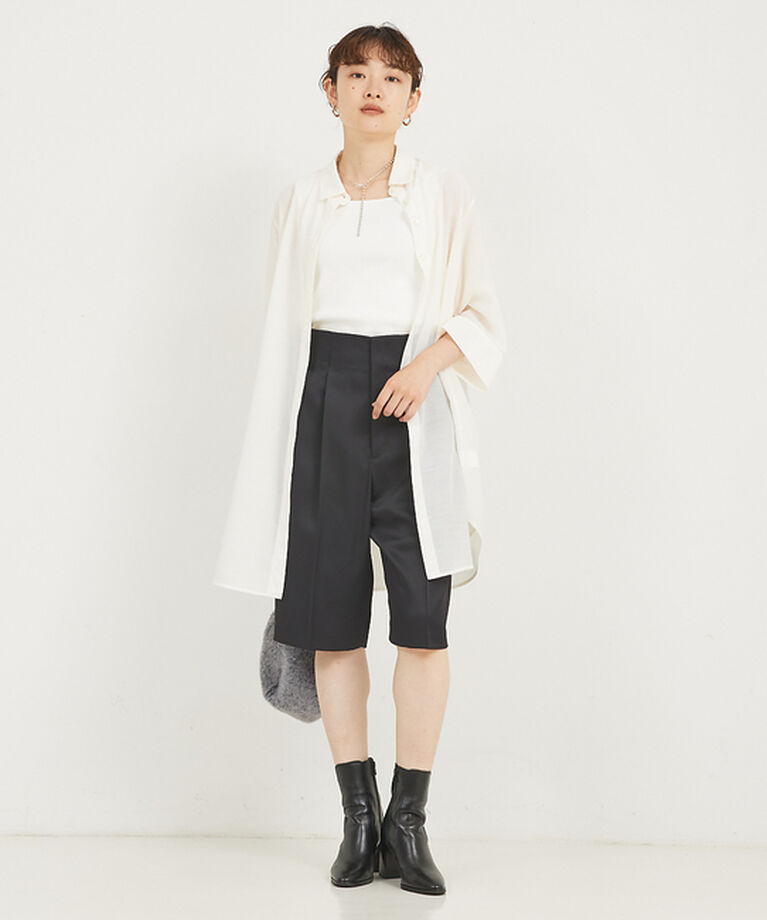 qualite「クリアサテンハーフパンツ」|その他|