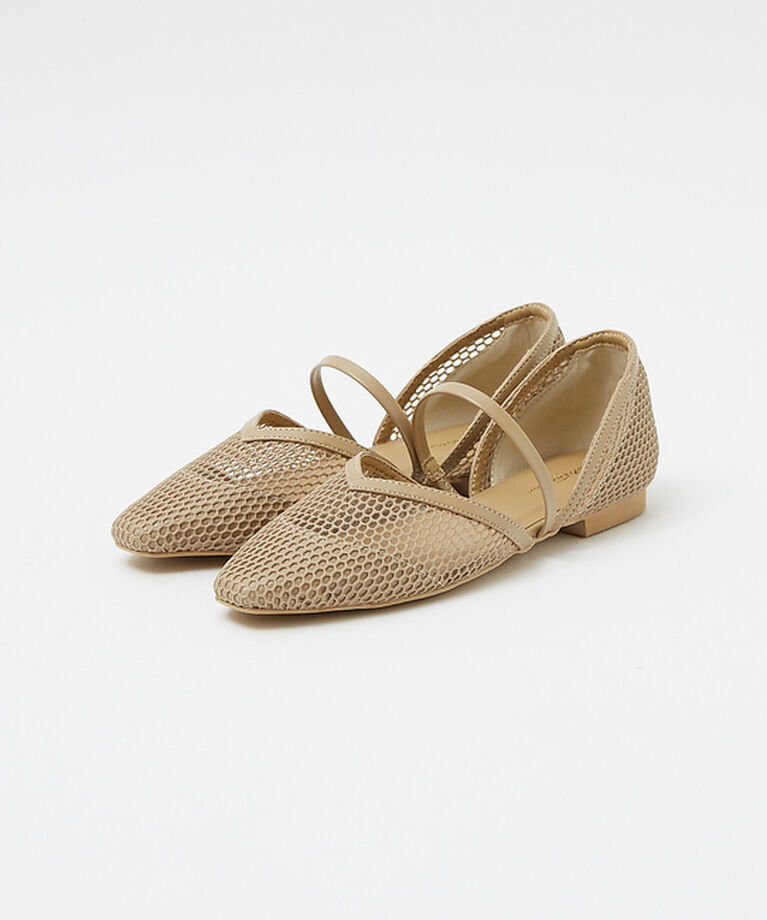 AU BANNISTER「【販売店舗限定】フィッシュネット メッシュパンプス」|その他|ベージュ