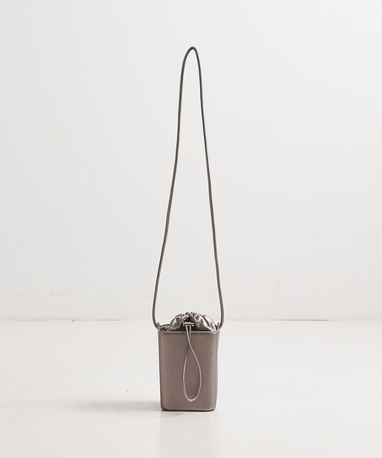 LOWELL things「【Oggi掲載】Octa/ドロストminiショルダーBAG」|ショルダー・メッセンジャー|シルバー