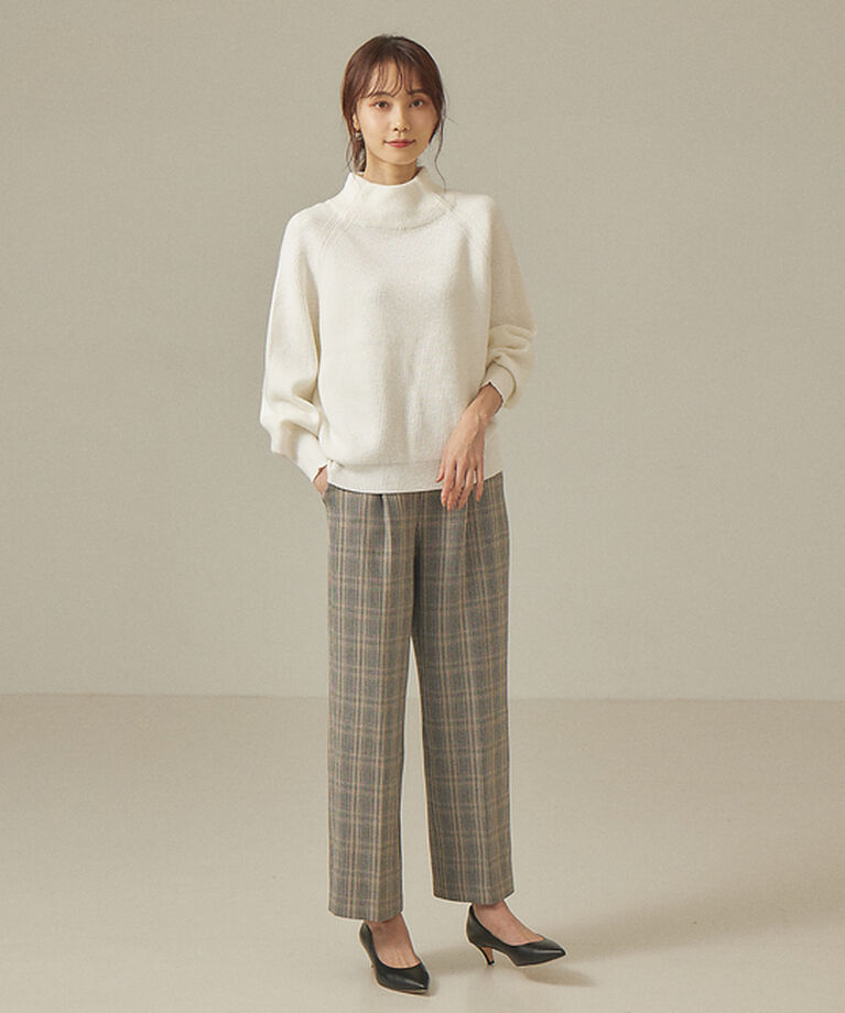 abahouse mavie「モックネックプルオーバー」|ニット・セーター|