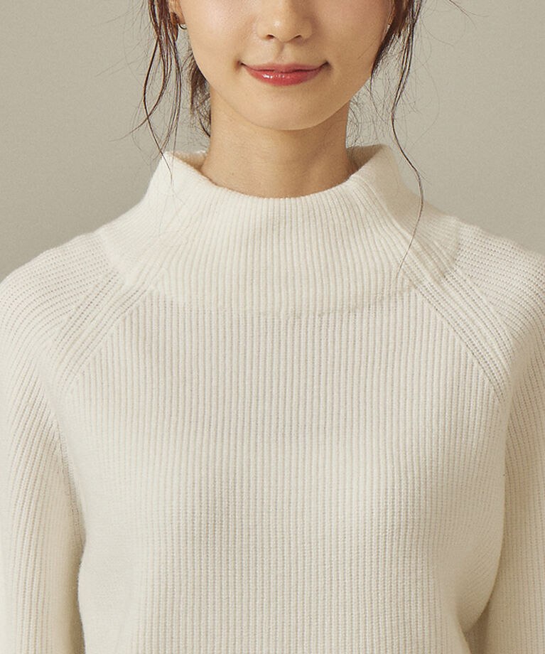 abahouse mavie「モックネックプルオーバー」|ニット・セーター|