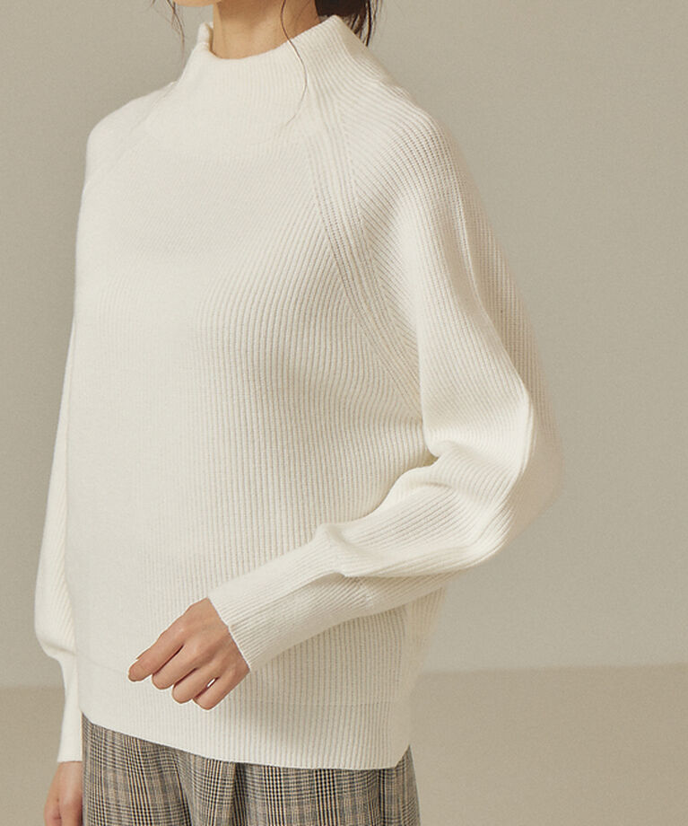 abahouse mavie「モックネックプルオーバー」|ニット・セーター|