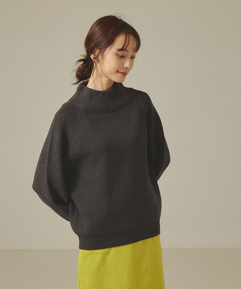 abahouse mavie「モックネックプルオーバー」|ニット・セーター|