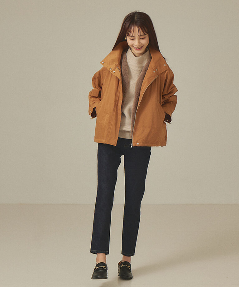abahouse mavie「モックネックプルオーバー」|ニット・セーター|