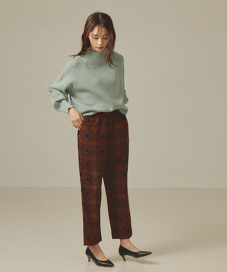 abahouse mavie「モックネックプルオーバー」|ニット・セーター|