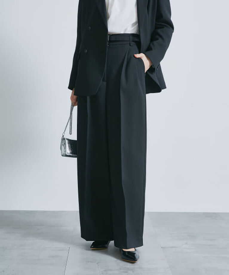 URBAN RESEARCH ROSSO「ROSSO 防シワツイードライクハイウエストパンツ」|その他|