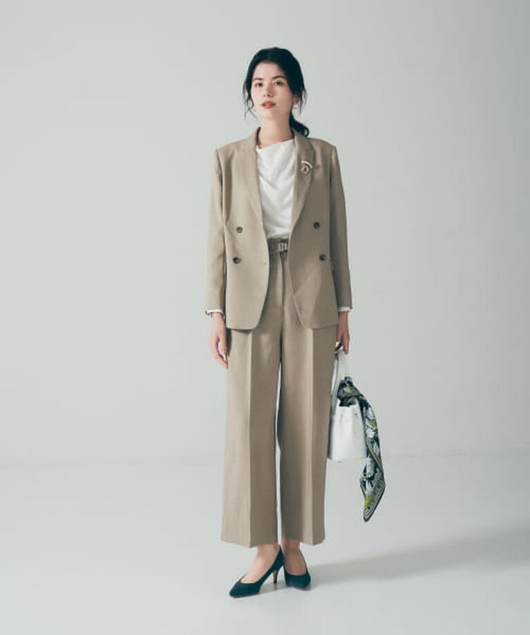 URBAN RESEARCH ROSSO「ROSSO 防シワツイードライクハイウエストパンツ」|その他|