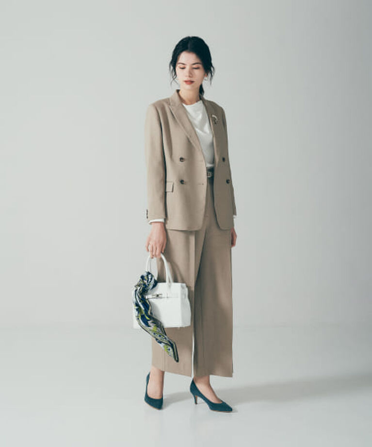 URBAN RESEARCH ROSSO「ROSSO 防シワツイードライクハイウエストパンツ」|その他|