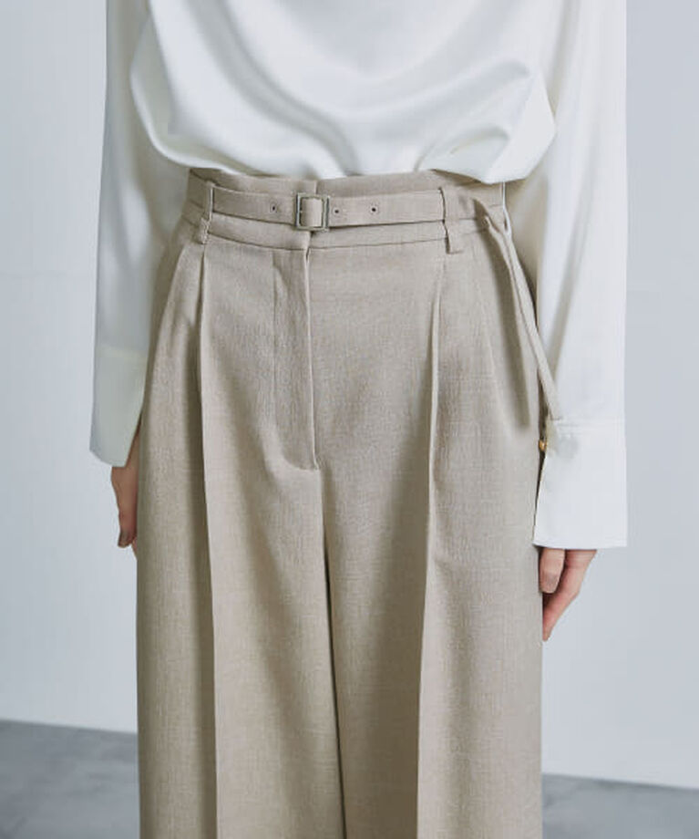 URBAN RESEARCH ROSSO「ROSSO 防シワツイードライクハイウエストパンツ」|その他|