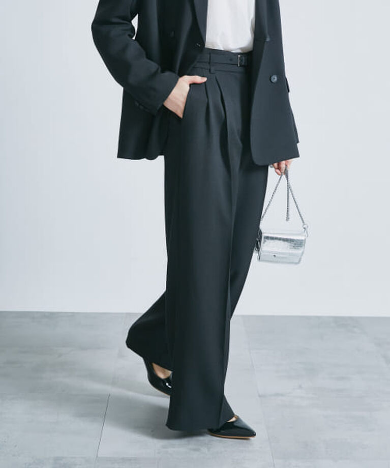 URBAN RESEARCH ROSSO「ROSSO 防シワツイードライクハイウエストパンツ」|その他|