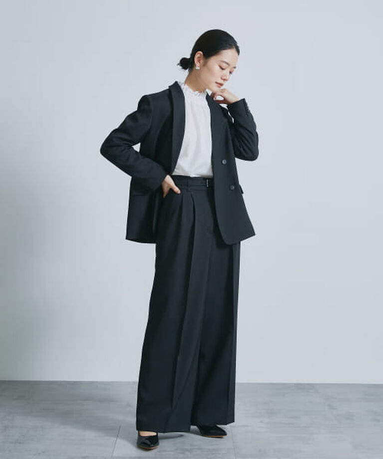 URBAN RESEARCH ROSSO「ROSSO 防シワツイードライクハイウエストパンツ」|その他|