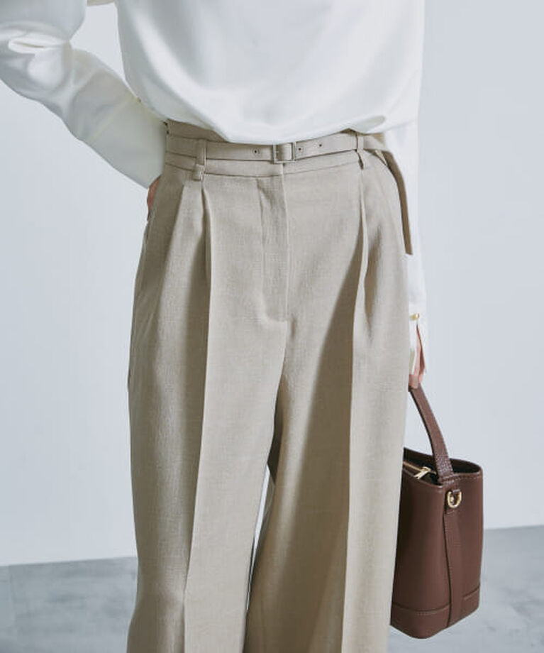 URBAN RESEARCH ROSSO「ROSSO 防シワツイードライクハイウエストパンツ」|その他|