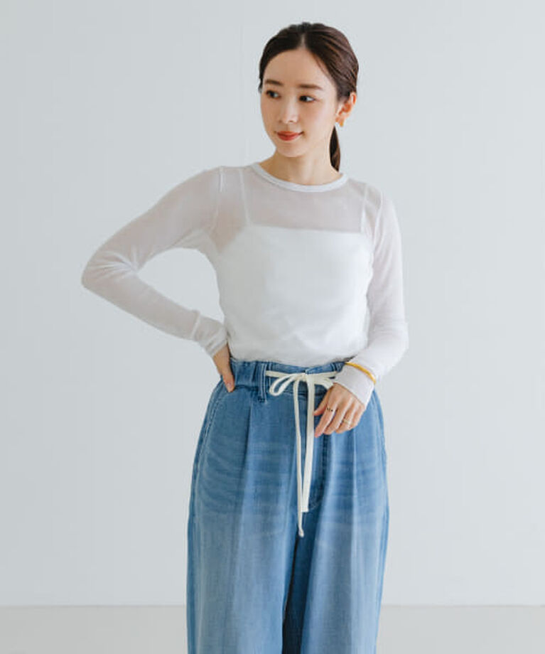 URBAN RESEARCH「UR 『MADE IN JAPAN』シアーテレコカットソー」|Tシャツ・カットソー|