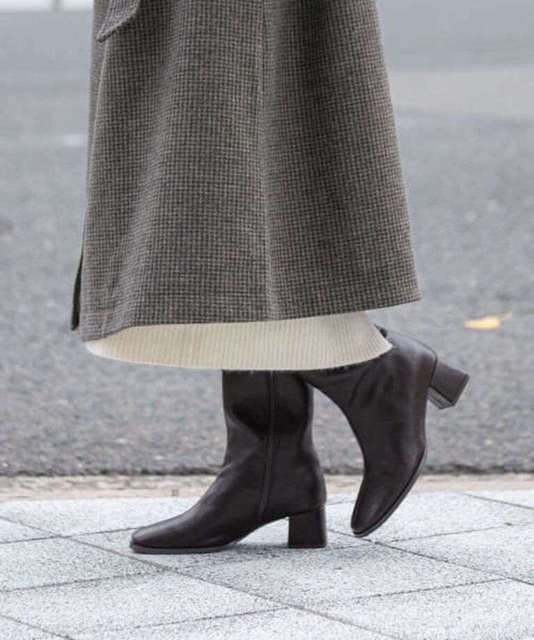 SENSE OF PLACE by URBAN RESEARCH「SENSE OF PLACE 『消臭』スクエアトゥストレッチロングブーツ」|ショートブーツ|