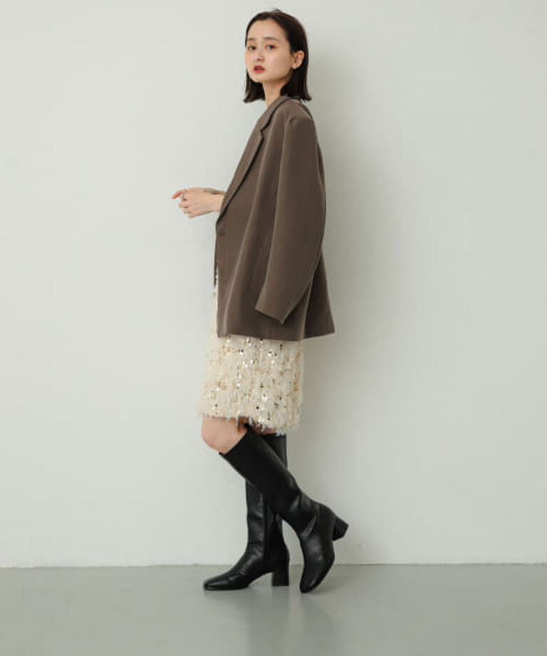 SENSE OF PLACE by URBAN RESEARCH「SENSE OF PLACE 『消臭』スクエアトゥストレッチロングブーツ」|ショートブーツ|