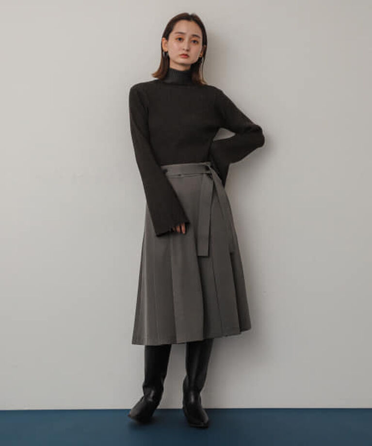 SENSE OF PLACE by URBAN RESEARCH「SENSE OF PLACE プリーツミディスカート」|スカート|