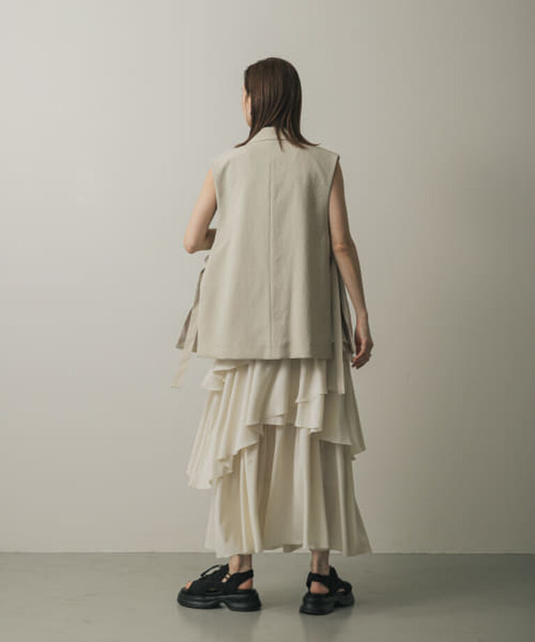 SENSE OF PLACE by URBAN RESEARCH「SENSE OF PLACE アシメティアードスカート」|スカート|