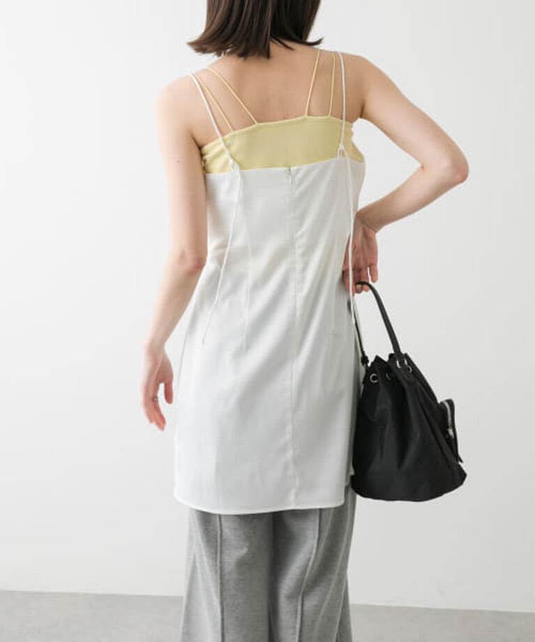 SENSE OF PLACE by URBAN RESEARCH「SENSE OF PLACE サテンタックミニキャミワンピース」|ワンピース|