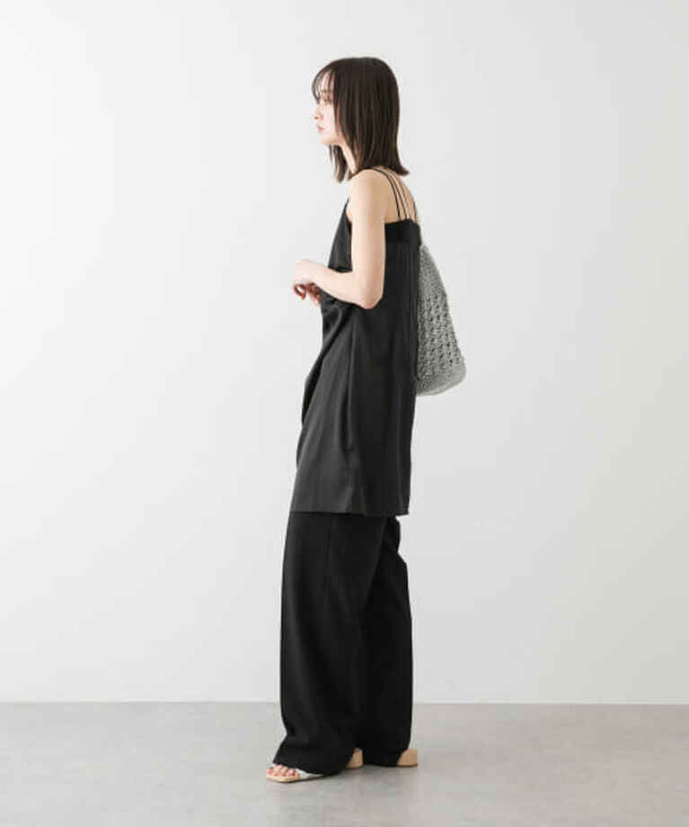 SENSE OF PLACE by URBAN RESEARCH「SENSE OF PLACE サテンタックミニキャミワンピース」|ワンピース|