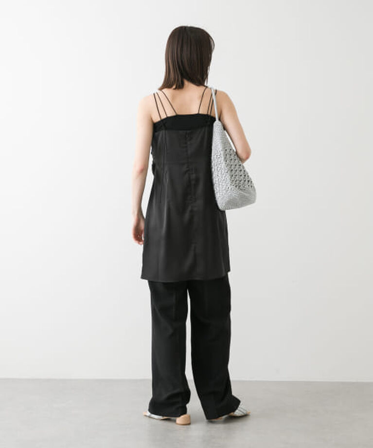 SENSE OF PLACE by URBAN RESEARCH「SENSE OF PLACE サテンタックミニキャミワンピース」|ワンピース|