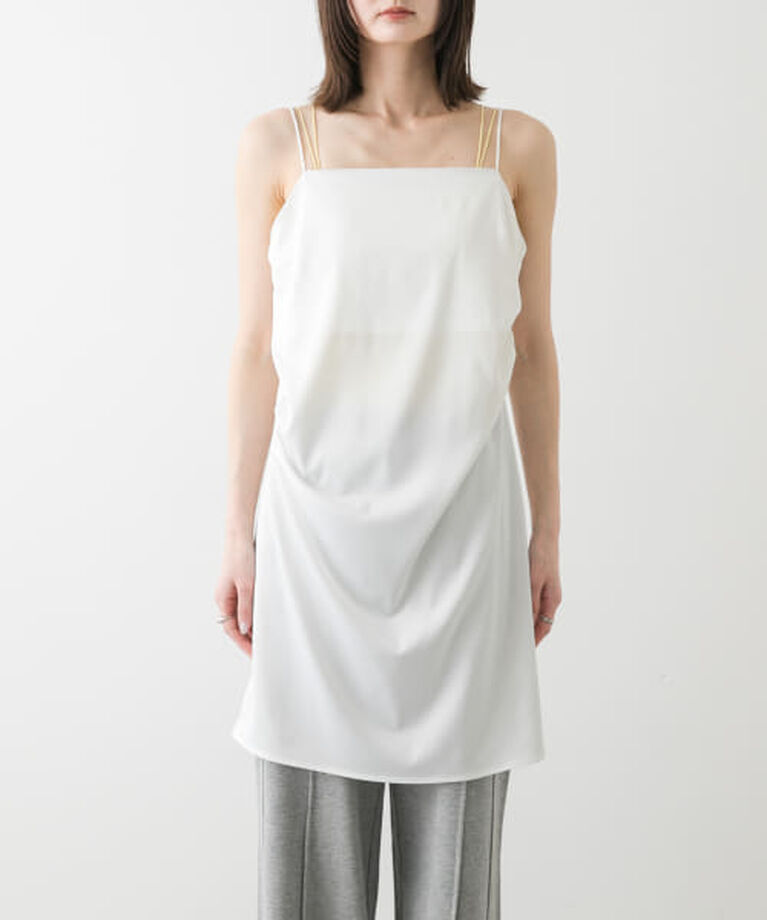 SENSE OF PLACE by URBAN RESEARCH「SENSE OF PLACE サテンタックミニキャミワンピース」|ワンピース|
