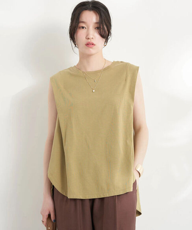 earth music&ecology「袖奥タックカットプルオーバー」|Tシャツ・カットソー|