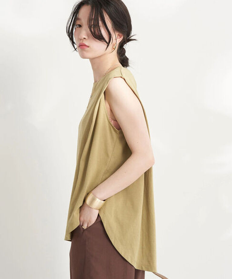 earth music&ecology「袖奥タックカットプルオーバー」|Tシャツ・カットソー|