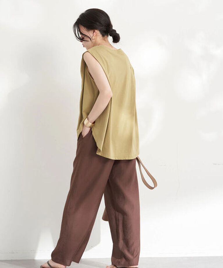 earth music&ecology「袖奥タックカットプルオーバー」|Tシャツ・カットソー|