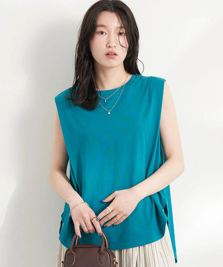 earth music&ecology「袖奥タックカットプルオーバー」|Tシャツ・カットソー|