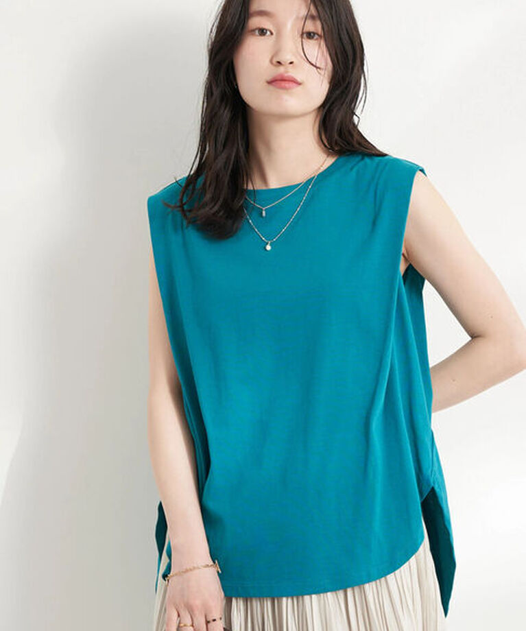 earth music&ecology「袖奥タックカットプルオーバー」|Tシャツ・カットソー|
